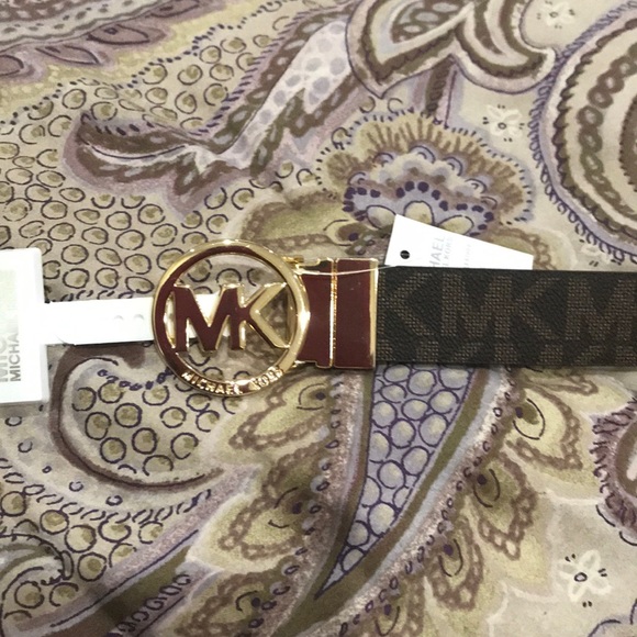 Michael Kors Accessories - Michael Kors Logo Reversible Belt